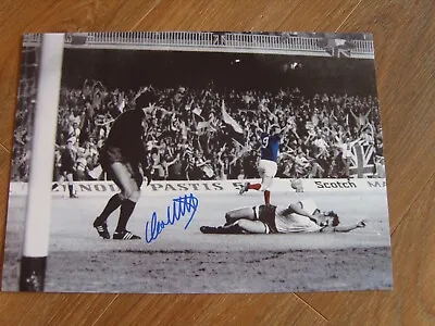 Colin Stein Orginal Signed Photograph ( Rangers  Vs Moscow Dynamo) With Coa • £35