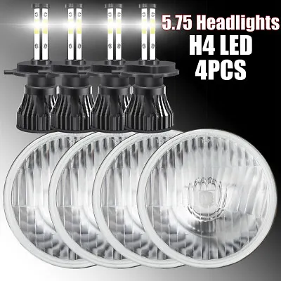 4pcs 5.75  5-3/4inch Round LED Headlights Upgrade For Ford Galaxie 500 1962-1974 • $139.99