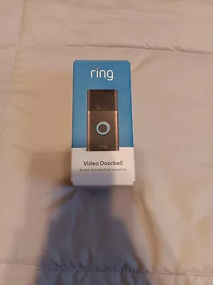 Ring Video Doorbell 2nd Generation 1080p HD Video Wired Bronze  • $18