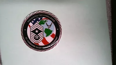 Challenge Coin Us Air Force Recruiting Service Chief Master Sergeant Usaf • $14