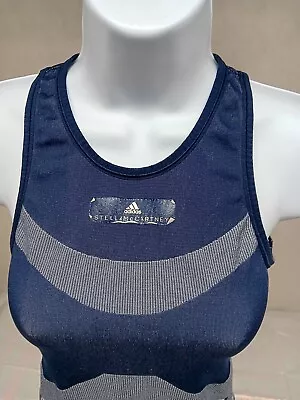 Adidas By Stella McCartney Womens Blue Gray Small Tennis Tank Top • $29.99