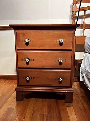 ** EXCELLENT CONDITION ** Hitchcock Furniture 3-Drawer Nightstand ( 2 Available) • $349.99