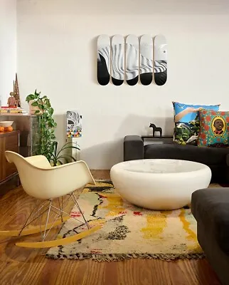 New: Eames Office X GLOBE “La Chaise” Box Set -- Skateboard Wall Art • $200