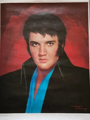 Elvis Presley 1979  On Canvas By Lawrence Williams - Portrait Of The Stars • $99.99