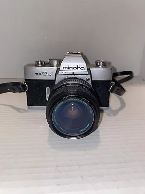 Minolta SRT-101 35mm SLR Film Camera (Untested) • $65.15