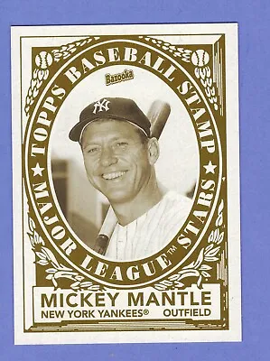 2006 TOPPS  Bazooka Stamps Mickey Mantle New York Yankees  INSERT#16 ⚾. 7556 • $7.99