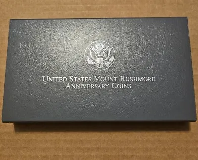 1991 U.S. Mint Mount Rushmore Anniversary Coin Proof Set. • $80