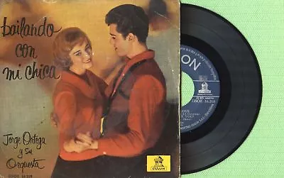 JORGE ORTEGA / Bailando Con Mi Chica / ODEON MSOE 16.318 Press Spain 1959 EP VG • $20