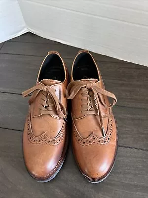 Coach Men's G1550 Bleecker Wing Derby Brown Leather Wing Tip Shoe Size 7D • $24.99