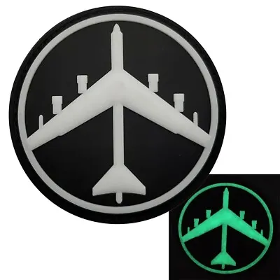 B-52 This Is My Peace Symbol PVC Glow In Dark Patch (Stratofortress Buff) P251#1 • $8.99