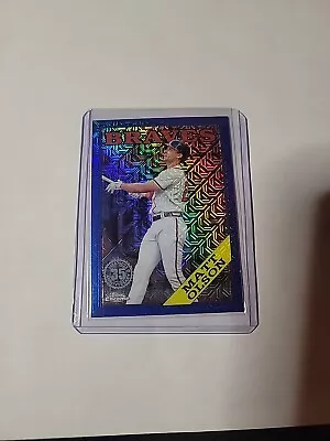 2023 Topps Series 1 Silver Pack T88C-98 Matt Olson Blue Mojo Refractor #29/150 • $0.99