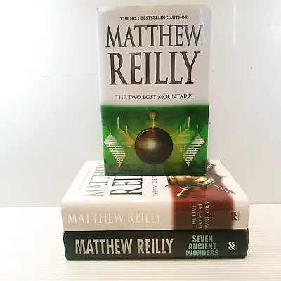 Jack West Jr Books 2 5 7 Hardcover Matthew Reilly: The Two Lost Mountains+ • $29.99