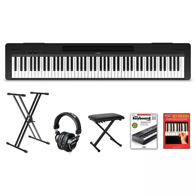 Yamaha P-143 88-Key Digital Piano Package Black Beginner Package • $699.99