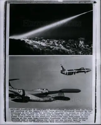 1957 Press Photo Snark US Air Force Missile Test Flight - DFPD65973 • $17.99