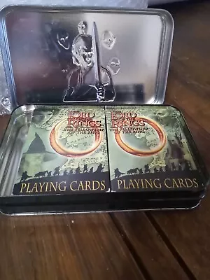 Lord Of The Rings Fellowship Of The Ring Playing Cards Limited Edition Tin • £4.83