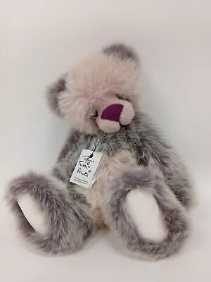 Kaycee Bears Collectible Decorative Bear 'Tutti-Fruitti' Purple & Pink Bear • £31