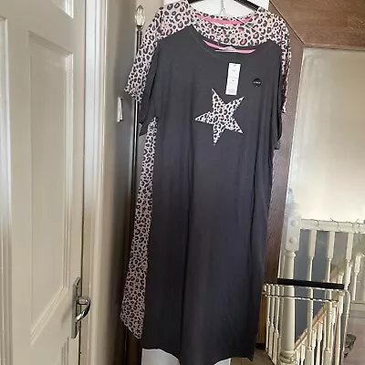 Marks & Spencer 2 Pack Long Nighties Size 14 • £9.99