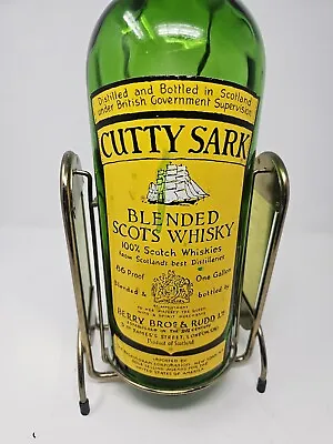 Vintage Cutty Sark Whiskey Promo Giant Display Swing Pouring Bottle W/ Stand • $49.99