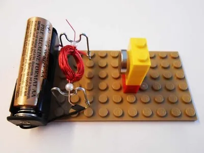 Diy Simple Conventional Motor Kit #16 Science Fair Project Electricity Magnetism • $13.95