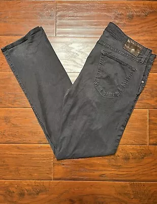 AG Adriano Goldschmied The Matchbox Slim Straight Jeans Men's 38x33 Black Pants • $29.95