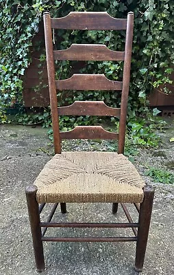 Wicker And Wooden Chair  • £54