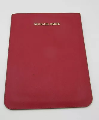 Michael Kors Mini Ipad Padded Case Red With Gold Internal Lining • £4.99