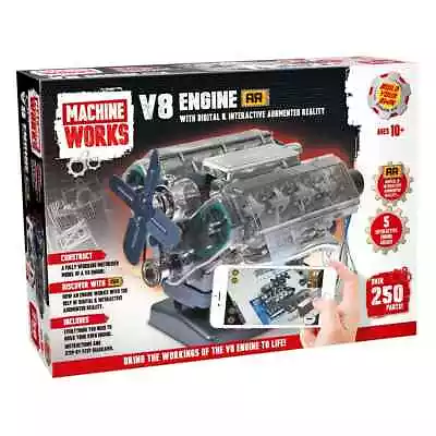 Machine Works V8 Engine With Digital & Interactive Augmented Reality (10+ Years) • $197.28