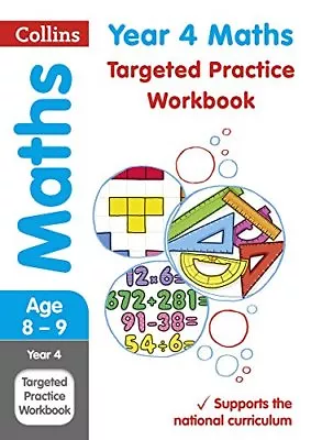 Year 4 Maths Targeted Practice Workbook (Collins KS2 Revision And Practice) By  • £3.07