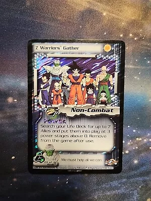 Z Warriors Gather Ultra Rare Holo Foil DBZ TCG Card 157 • $825