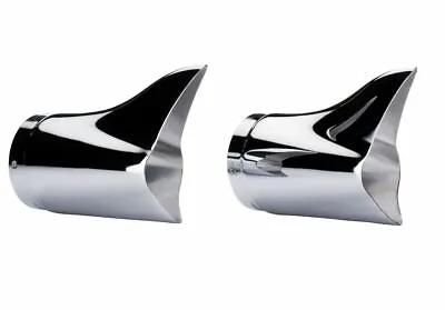 Genuine Indian Motorcycles - Fish Tail Exhaust Tips - Chrome 2879532-156 • $229.99