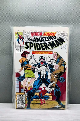 Amazing Spider-Man #374 Venom Attacks Vintage Marvel 1992 • $7.96