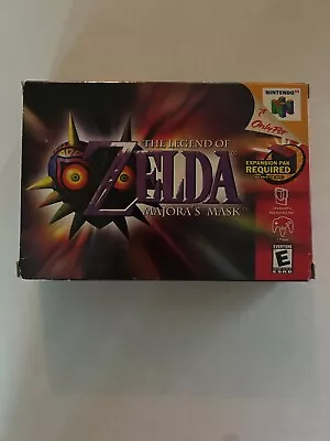 Legend Of Zelda: Majora's Mask Nintendo 64 N64 Complete In Box CIB Good Shape • $199.99