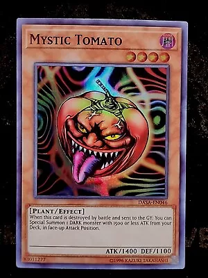 Yu-Gi-Oh! Mystic Tomato Unlimited DASA-EN046 Super Rare NM/LP X1 • $1.75