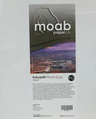 Moab Kokopelli Photo Gloss 8.5  X 11  (50 Sheets) • $29.99