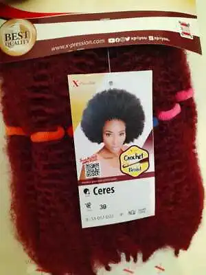 Expression Cere Xpression Ceres Afro Marley Kinky Crochet Hair Extension • £5