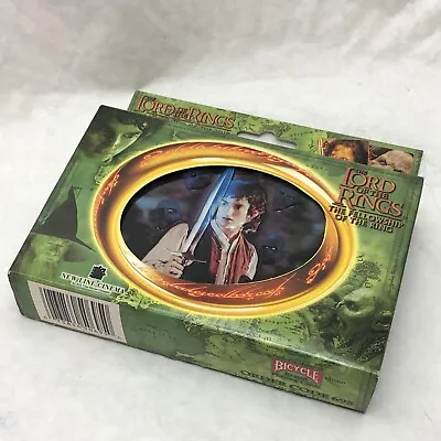 Lord Of The Rings 2 DECK Playing Cards In Tin Fellowship Of The Ring • £14.48