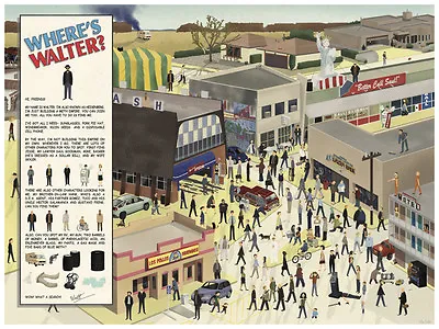 Max Dalton Where Is Walt Breaking Bad Poster Print Walter White Jessie Pinkman • $100