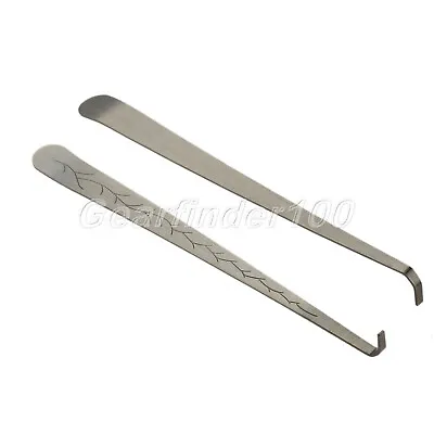 £3.95 • Buy Candle Snuffer Trimmer Hook Carved Pattern Stainless Steel Candle Accessories