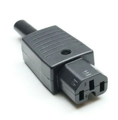 Plug Rewirable Iec Line Socket C15 Kettle Lcd Tv Pc Xbox Power Lead Connector  • £4.99