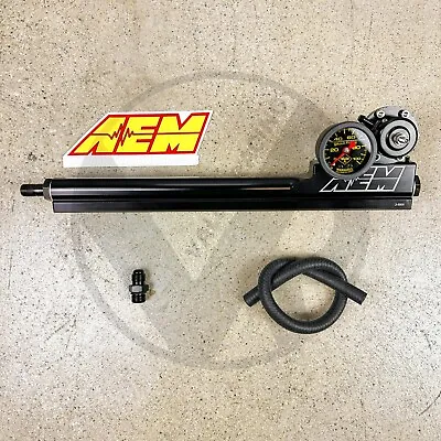 B Series AEM Fuel Rail Kit With AEM Style Regulator For Honda Acura B16 B18 B20 • $289.95