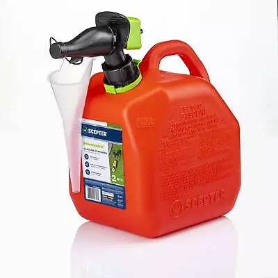 2 Gallon SmartControl Gas Can With Funnel FR1G203 Red Fuel Container • $17.12