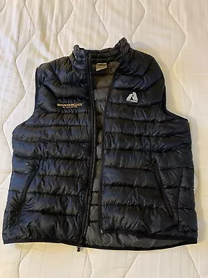 Eddie Bauer First Ascent EB 800 Fill Power Men's Large Black Full Zip Down Vest • $28