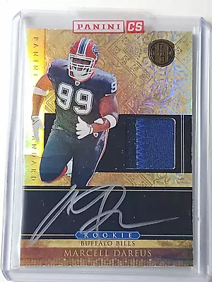 2011 Panini Gold Standard Marcell Dareus Auto Patch Jersey Rc Rookie Autograph • $14.99