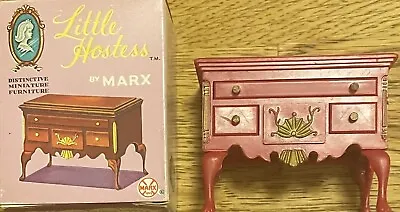 Marx Dollhouse Furniture Lowboy IOB - Little Hostess Miniature- Drawers Work • $7.69