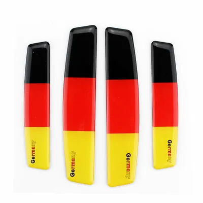 $4.99 • Buy Germany German Flag Car Door Edge Protector Anti Collision Emblem Stickers Decal