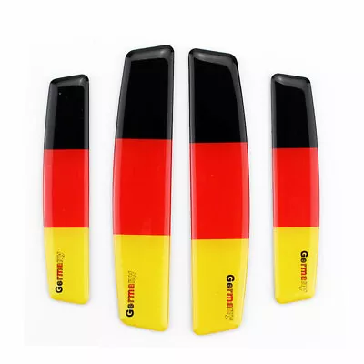 Germany German Flag Car Door Edge Protector Anti Collision Emblem Stickers Decal • $8.09