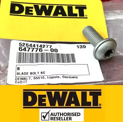 Genuine DeWalt Blade Bolt For D27111 D27112 D27113 Table/ Mitre Saws 647776-00 • $11.35