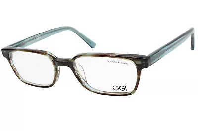 OGI 7150/1439 Brown Green Full Rim Unisex Kids Eyeglasses 49-17-140 W/Case • $35.40