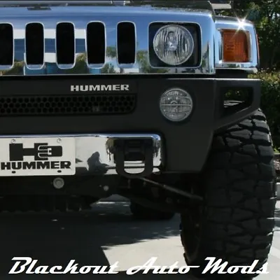 Chrome Front Bumper Letters For Hummer H3 ABS Plastic Inserts • $14.49