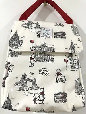 Harrods Winnie The Pooh Visits London Insulated Lunch Bag. New Without Tags • $25